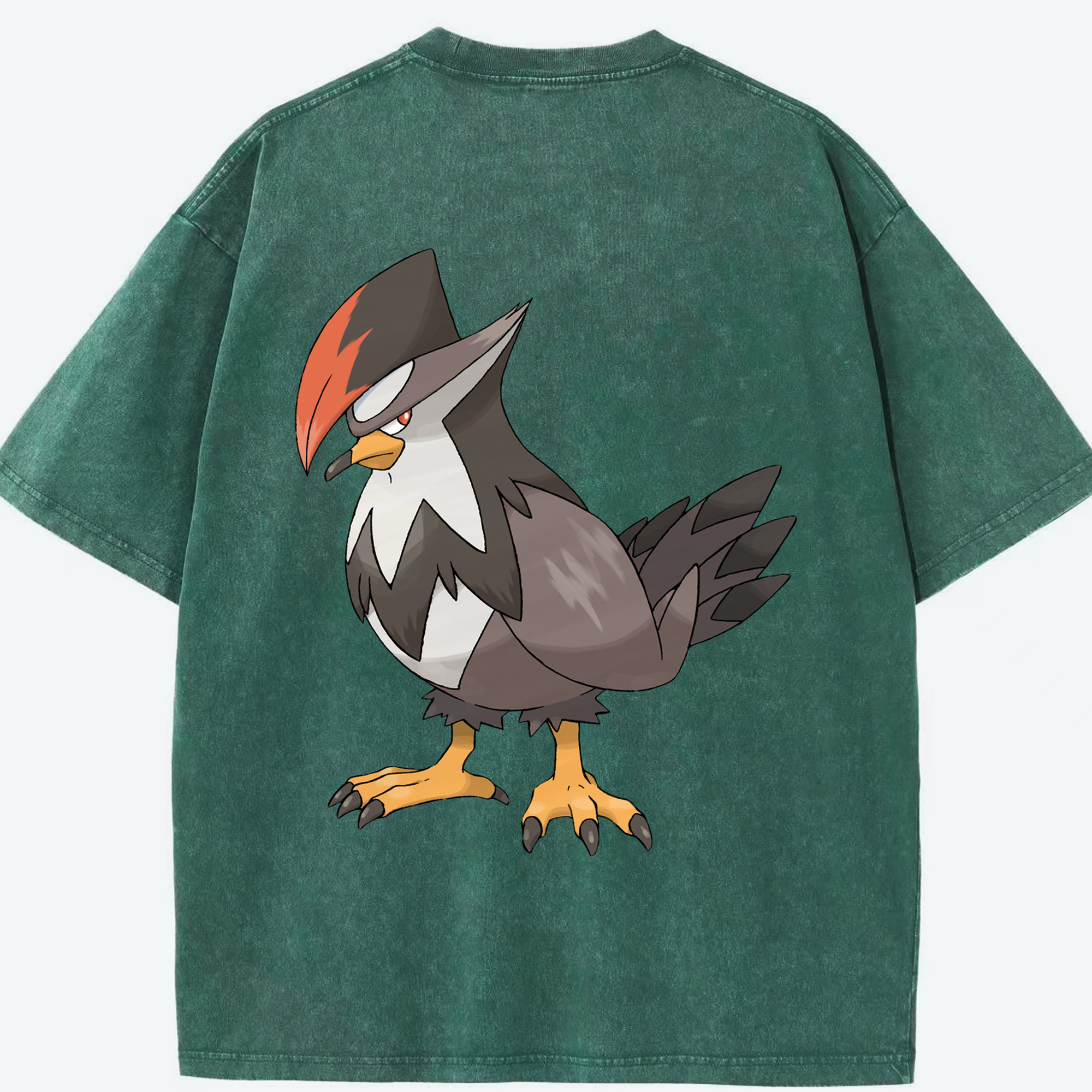 （画像用） ポケットモンスター Pokémon 綿100% ヴィンテージ風 半袖Tシャツ（背面プリント）